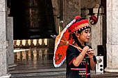 Chiang Mai - Wat Phra That Doi Suthep. Children in traditional costumes. 